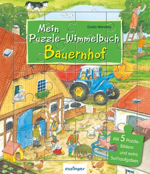 Mein Puzzle-Wimmelbuch - Bauernhof – Bild 1