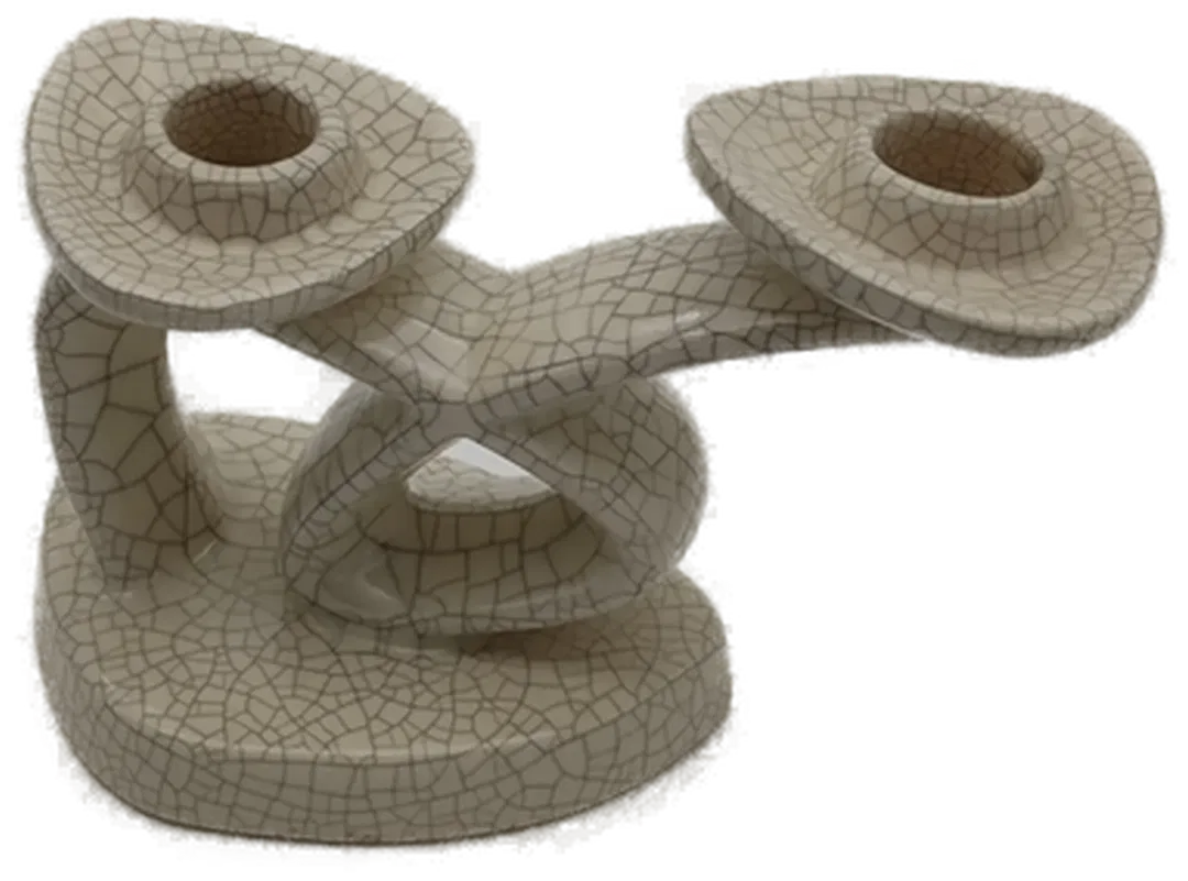 Keramik-Kerzenständder - Bild 1