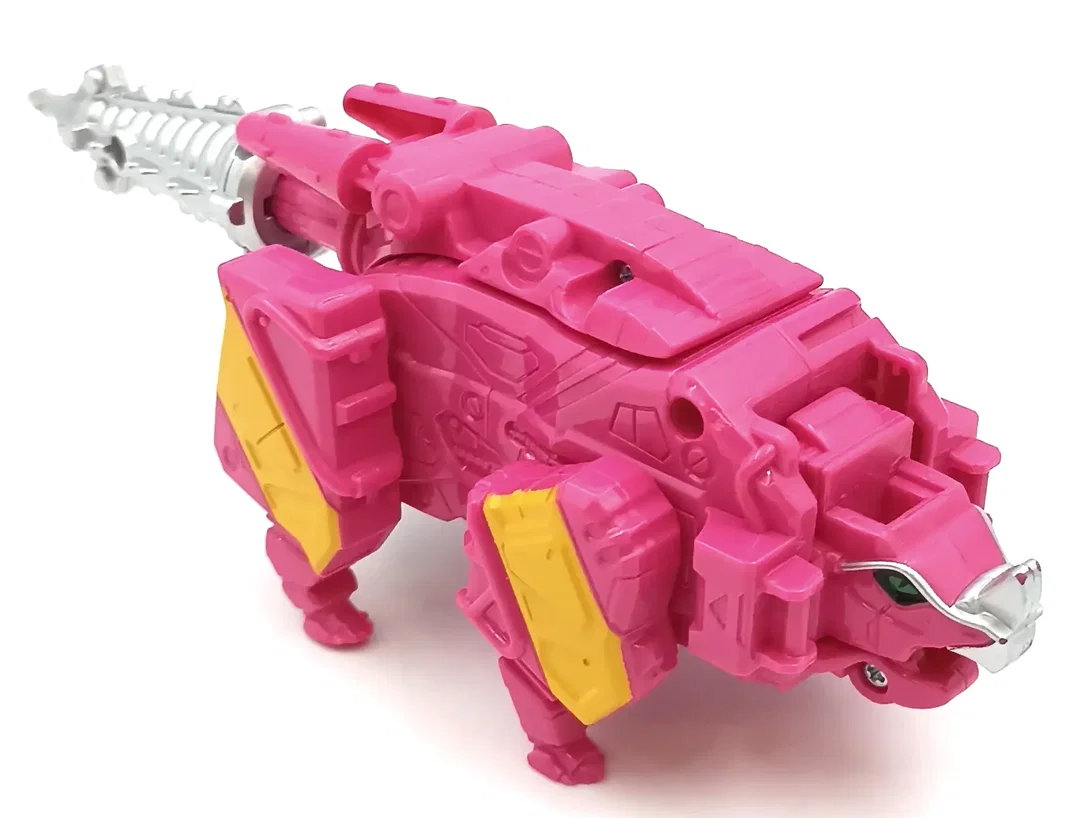Power Rangers Dino Charge Pink Triceratops Zord - Bild 1