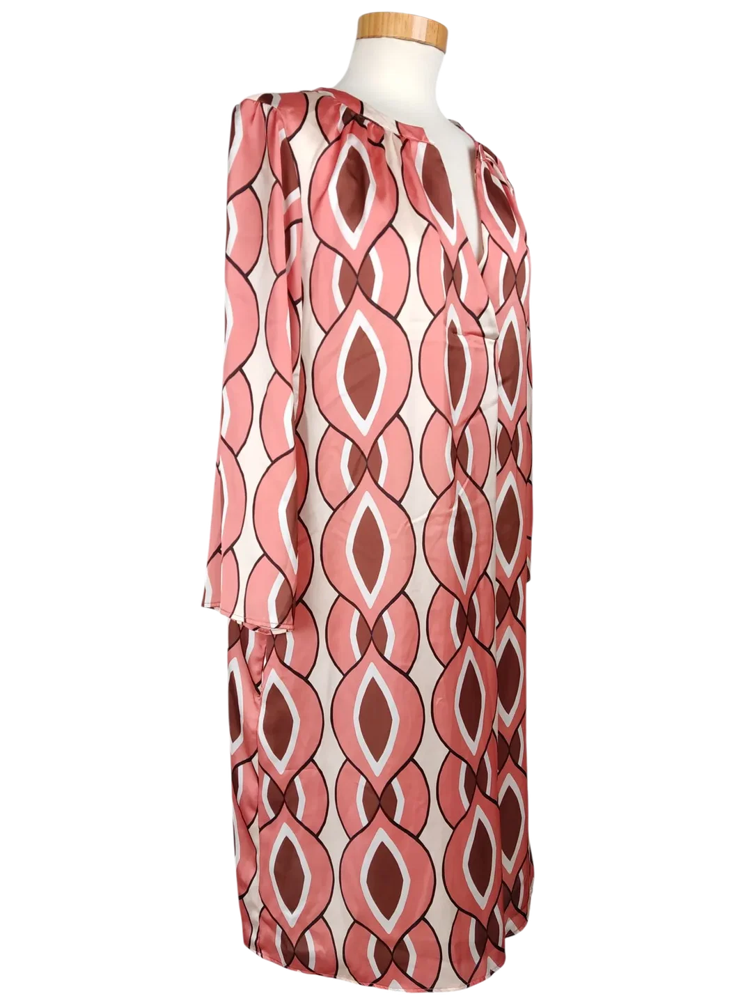 biancoghiaccio Damen Midikleid, multicolor - Gr. XXL  – Bild 3