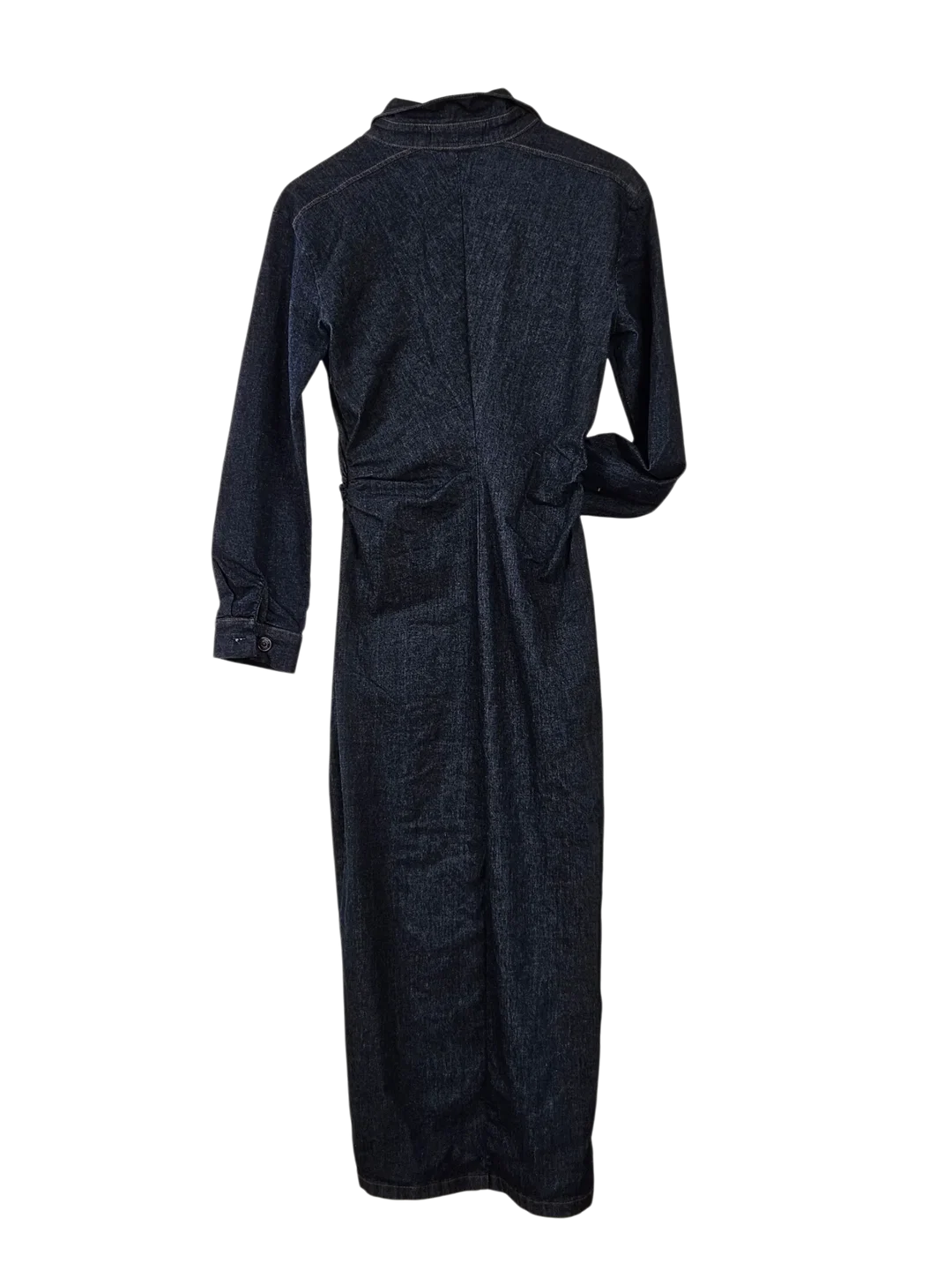 ZARA Damen Hemdblusenkleid, dunkelblau - Gr. M / 38 – Bild 2