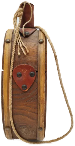 Feldflasche aus Holz ca. 29 cm hoch  - Bild 3