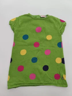 Liegelind, Strickkleid, Gr. 92, gepunktet