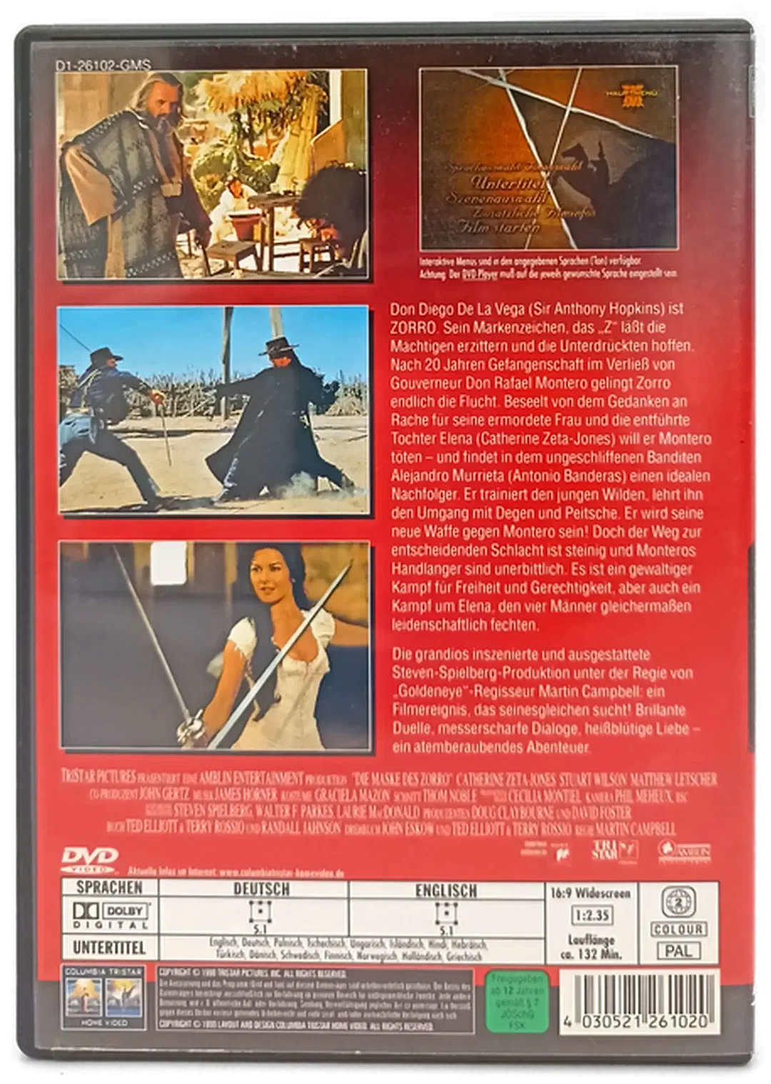 DVD "Die Maske des Zorro" – Bild 2