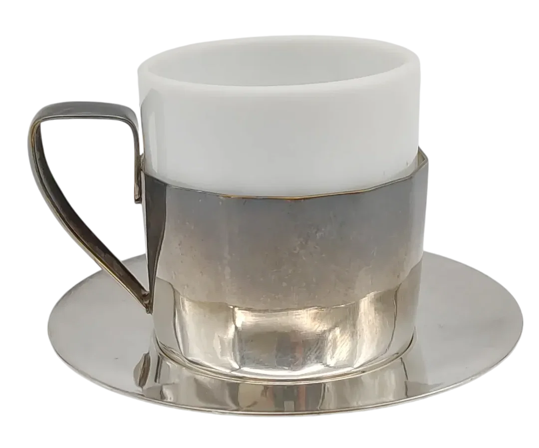 J. L. Herrmann Wien - Kaffee-Set versilbert  – Bild 9