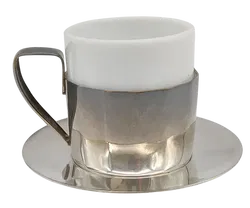 J. L. Herrmann Wien - Kaffee-Set versilbert  - Bild 9