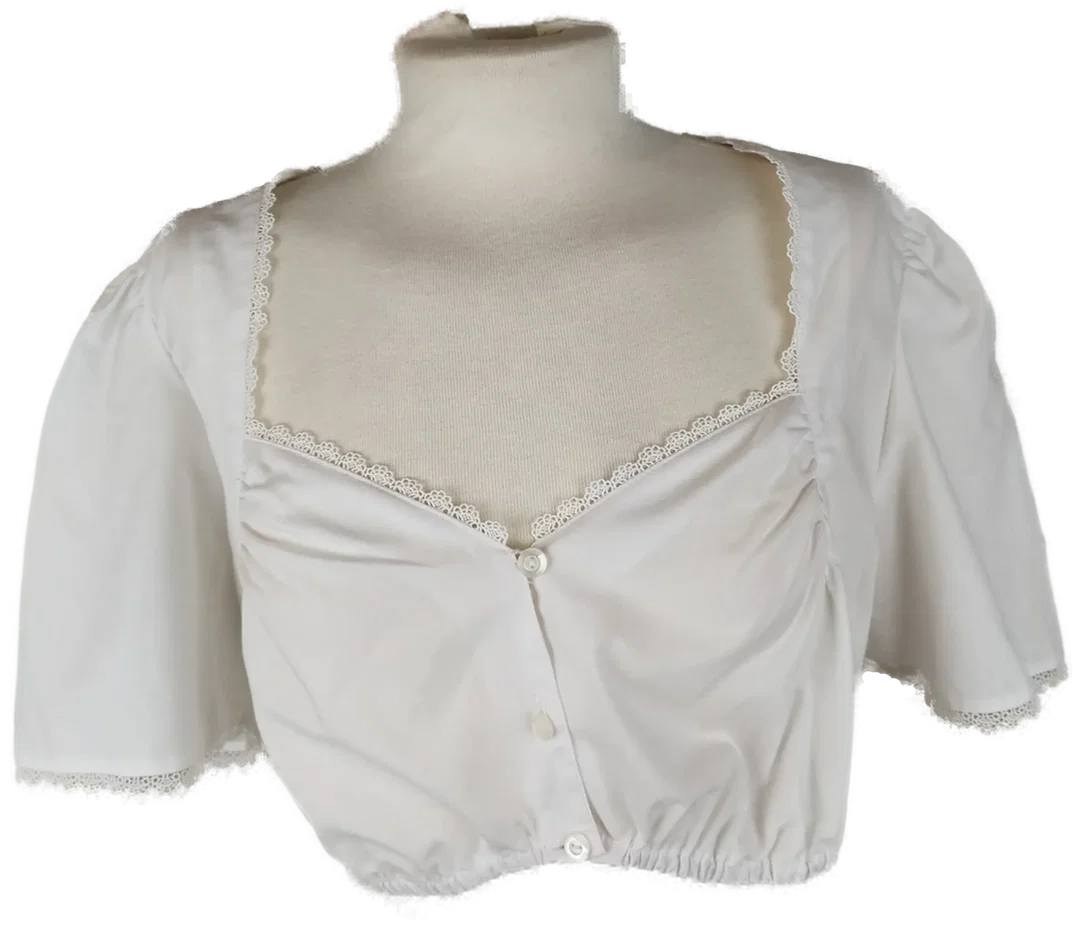 WENGER Trachtenbluse - Gr. 44 / 60% Baumwolle – Bild 1