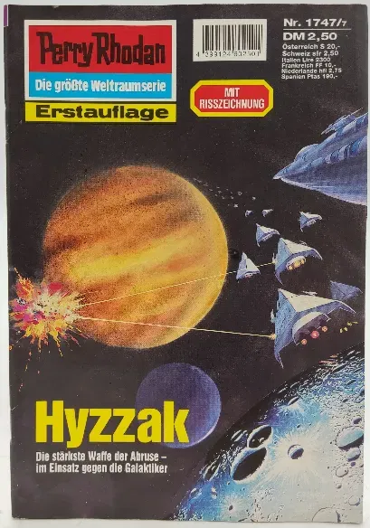 Romanheft Perry Rhodan Hyzzak Erstauflage Nr.1747 - Bild 1