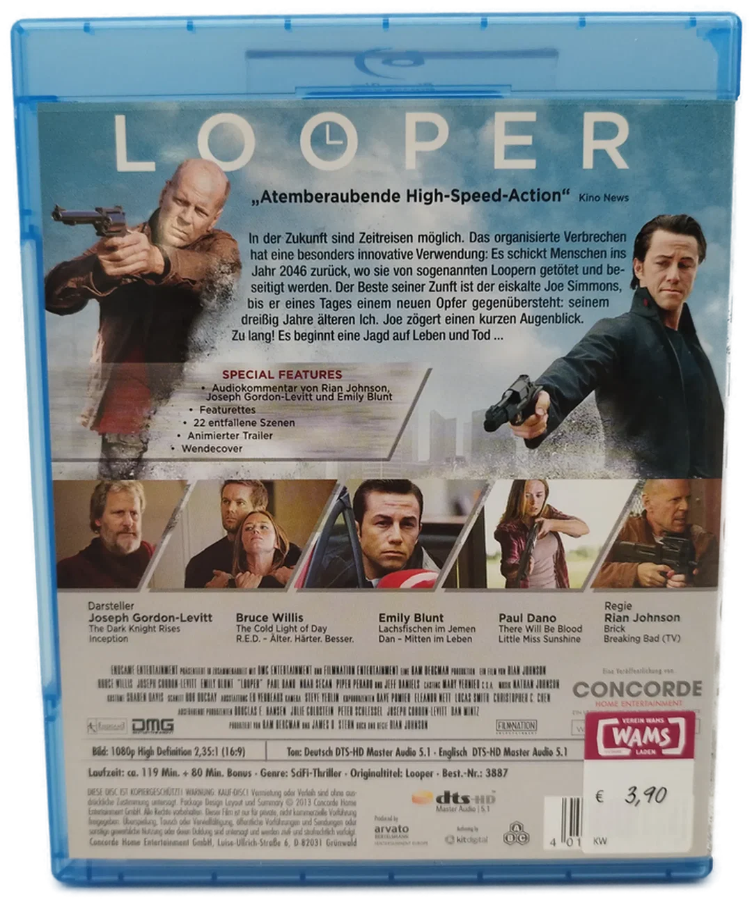 Looper - "Von der Zukunft gejagt. Von der Vergangenheit verfolgt." / BluRay – Bild 2