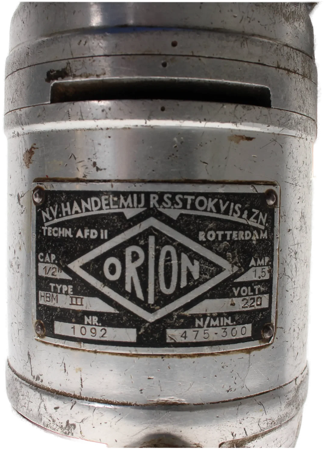 Bohrer Vintage ORION Industrie Schlagbohrmaschine Typ HBM III - Sammlerstück (Rotterdam) – Bild 3