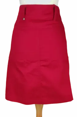 Zero Damen Midirock, rot - Gr. 36 - Bild 2