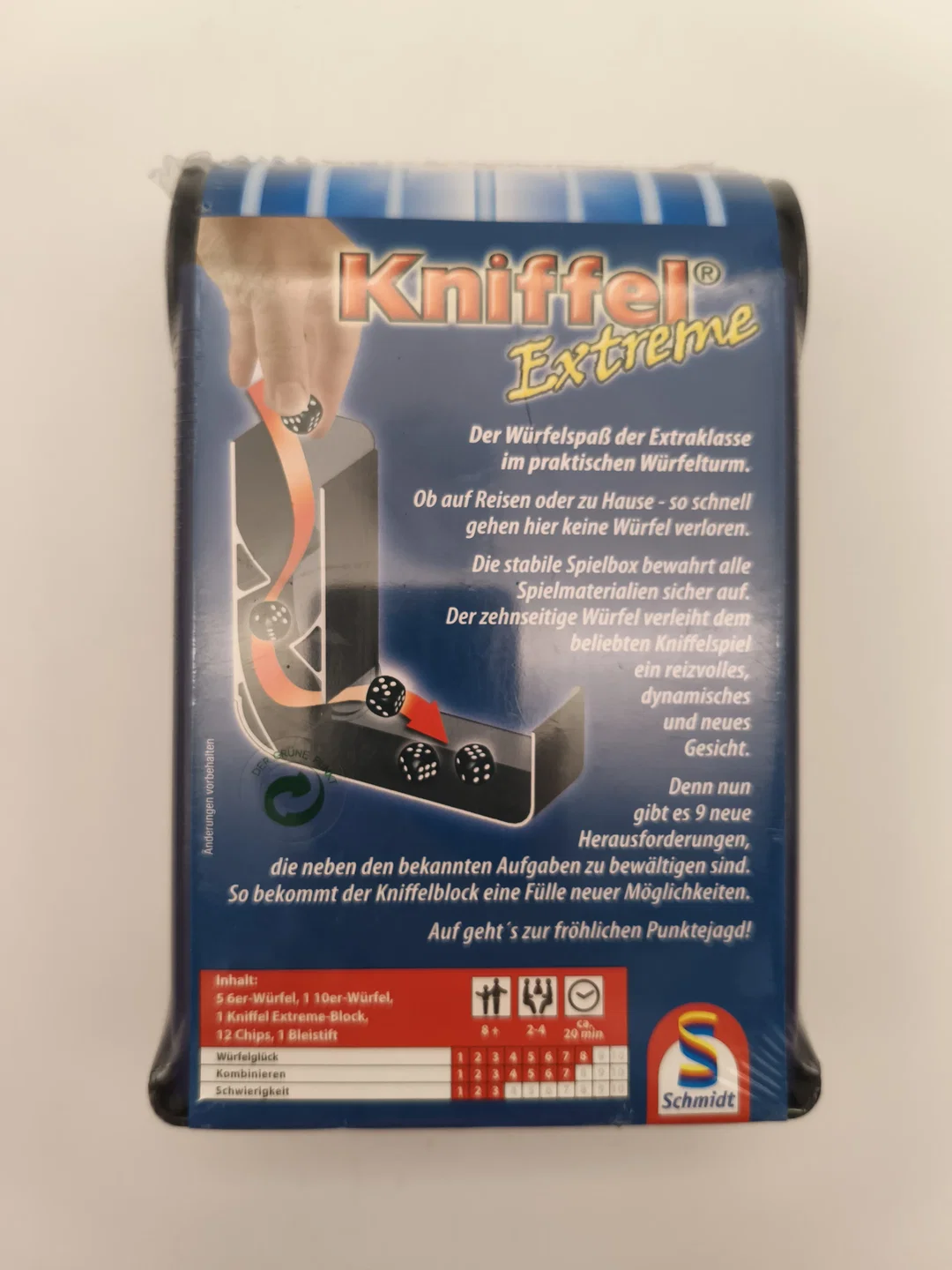Schmidt-Spiel, Kniffel Extreme, neuverpackt – Bild 2