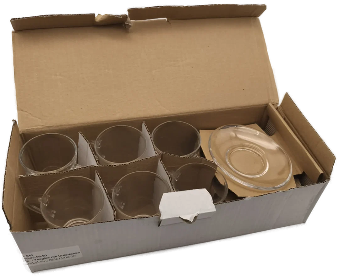 6 Stk. Kaffeeglas, Teeglas, Punschglas – Bild 3