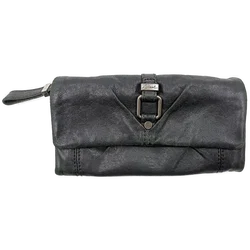 Diesel Damen Lederbrieftasche schwarz