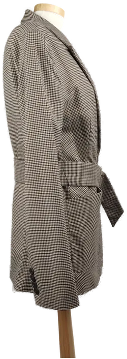 Bershka Damenblazer braun-schwarz-kariert - XS/34 - Bild 3