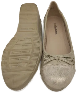 CLARA BARSON Damen Halbschuhe, Gold mit Keilabsatz, Gr. 41 - Bild 2