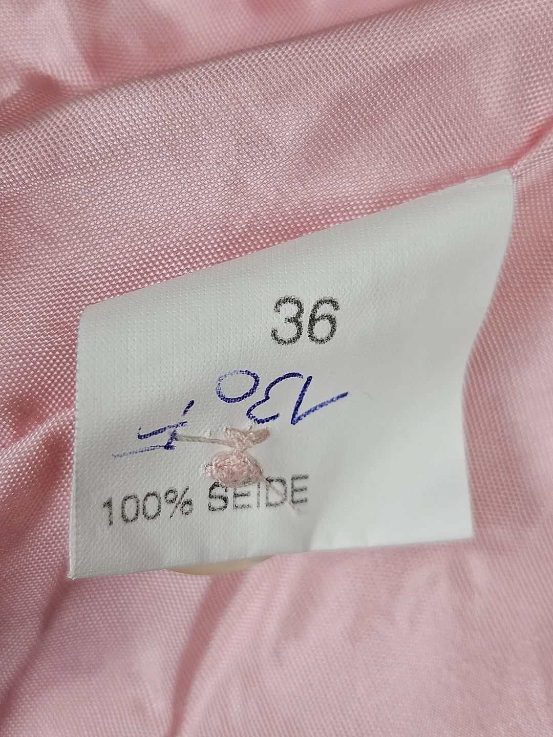 AMRANY Fashion Damen Seidenblazer, rose - Gr. S – Bild 8