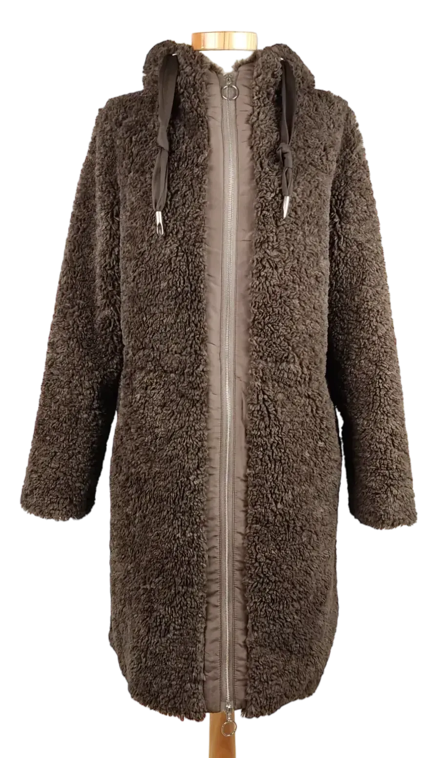 Rino & Pelle Damen Teddyfell Mantel - Gr. XS  - Bild 4