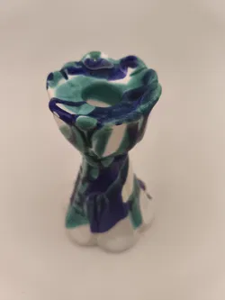 Kerzenständer, Gmundner Keramik Wasserfall, Ostern - Bild 2