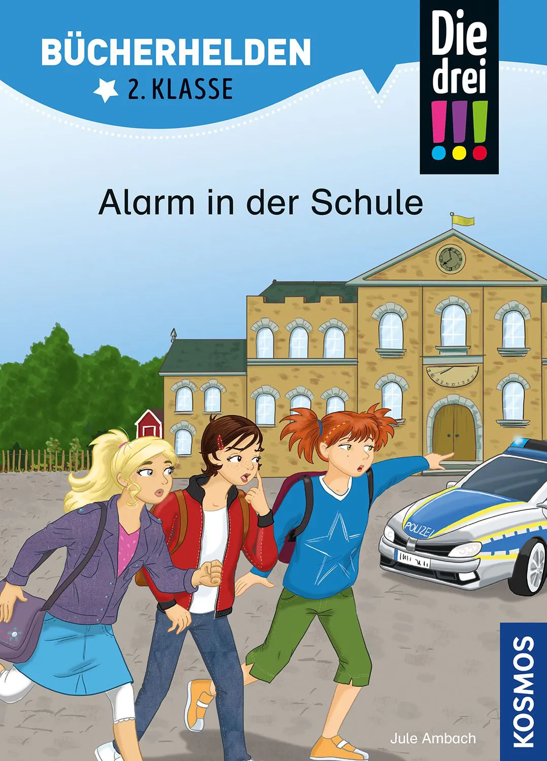Die drei !!!, Bücherhelden 2. Klasse, Alarm in der Schule - Jule Ambach – Bild 1