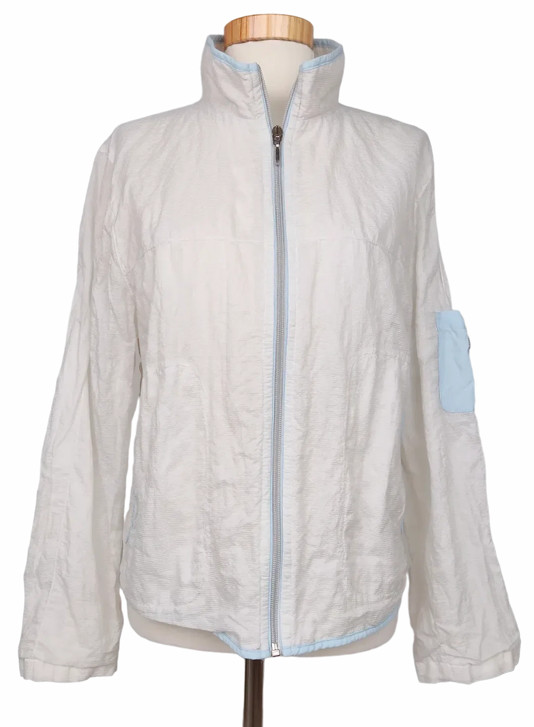 Luhta Sport Damen Trainingsanzug, weiß/blau - Gr. S  – Bild 2