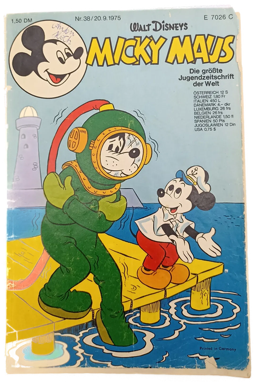 Walt Disneys Micky Maus Nr. 38, 20.9.1975 - Bild 2