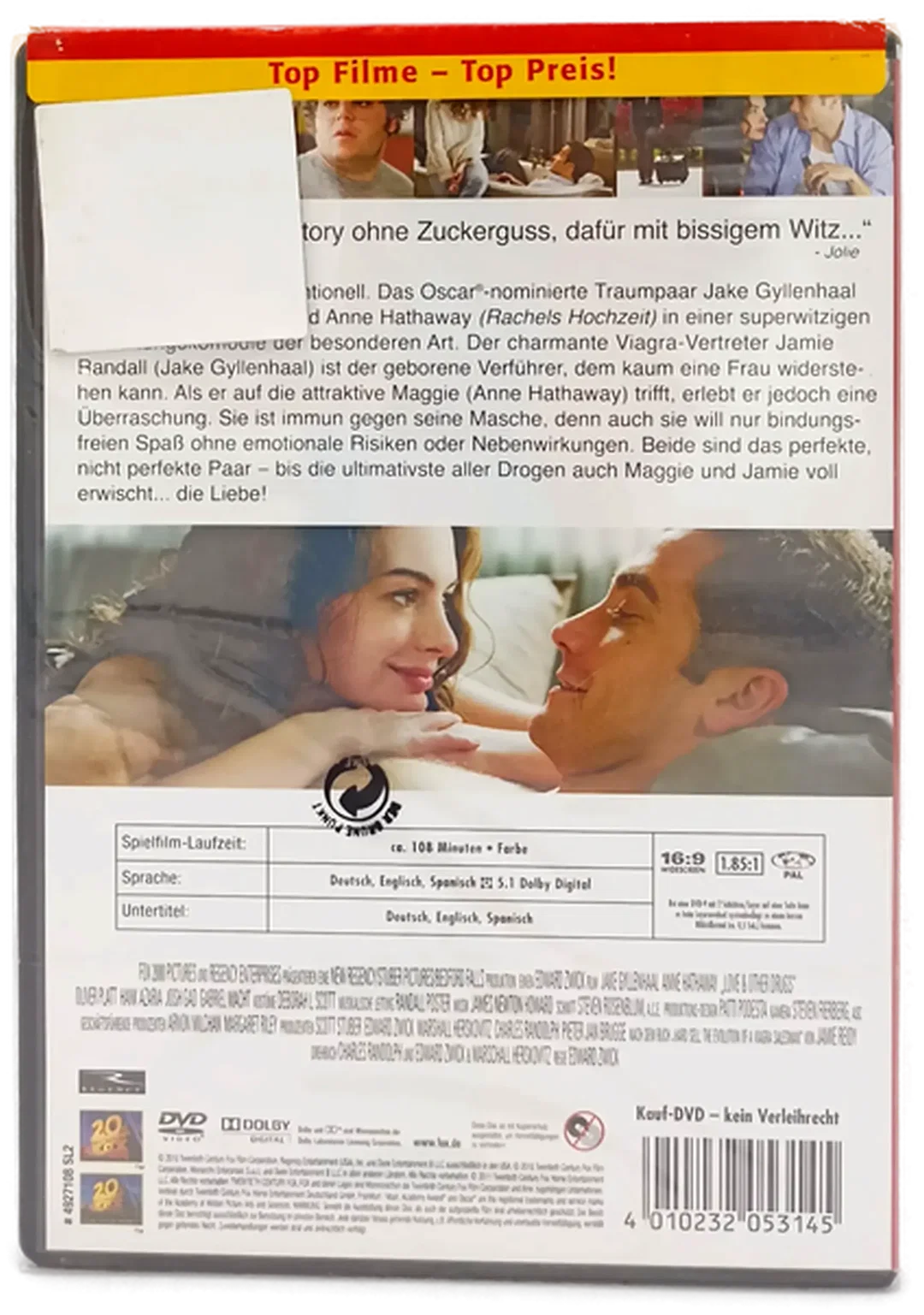 DVD "Love and other Drugs – Nebenwirkung inklusive" (OVP) – Bild 2
