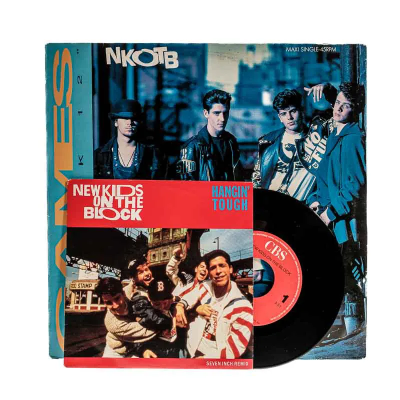 Vinyl / Single + Maxi-Single - NKOTB - Hangin' Tough + Games – Bild 3