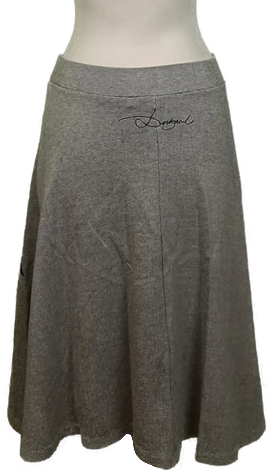 Desigual Damen Midirock grau gemustert Gr. S – Bild 2