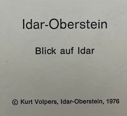 Prof. Horst Römer - Bildermappe - Idar-Oberstein 1976 - Bild 10
