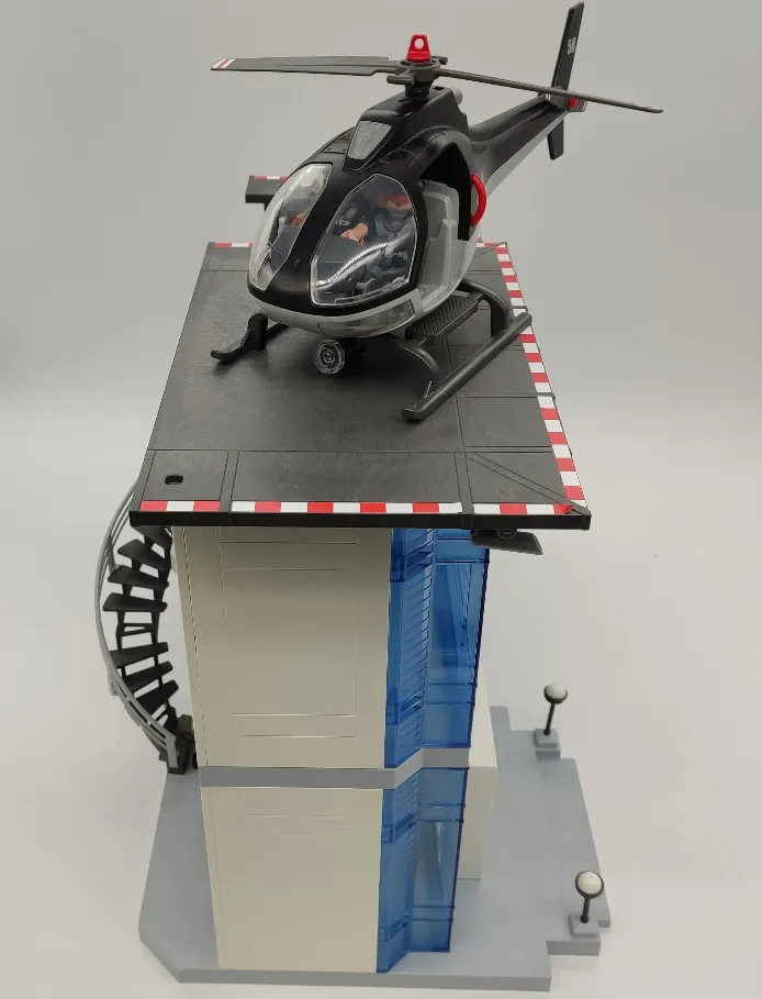 Playmobil Polizeistation & Hubschrauber Set mit Gefängnisalarm – Bild 7
