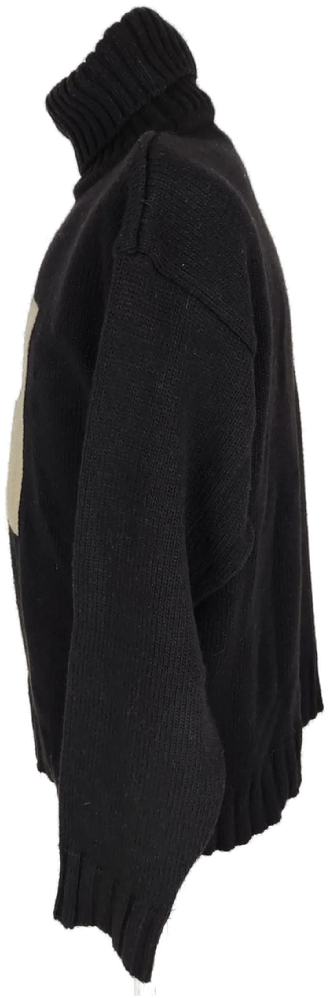 Pullover "Disneyland Resort Paris", langarm mit Rollkragen, schwarz mit Muster, Größe 36 – Bild 2