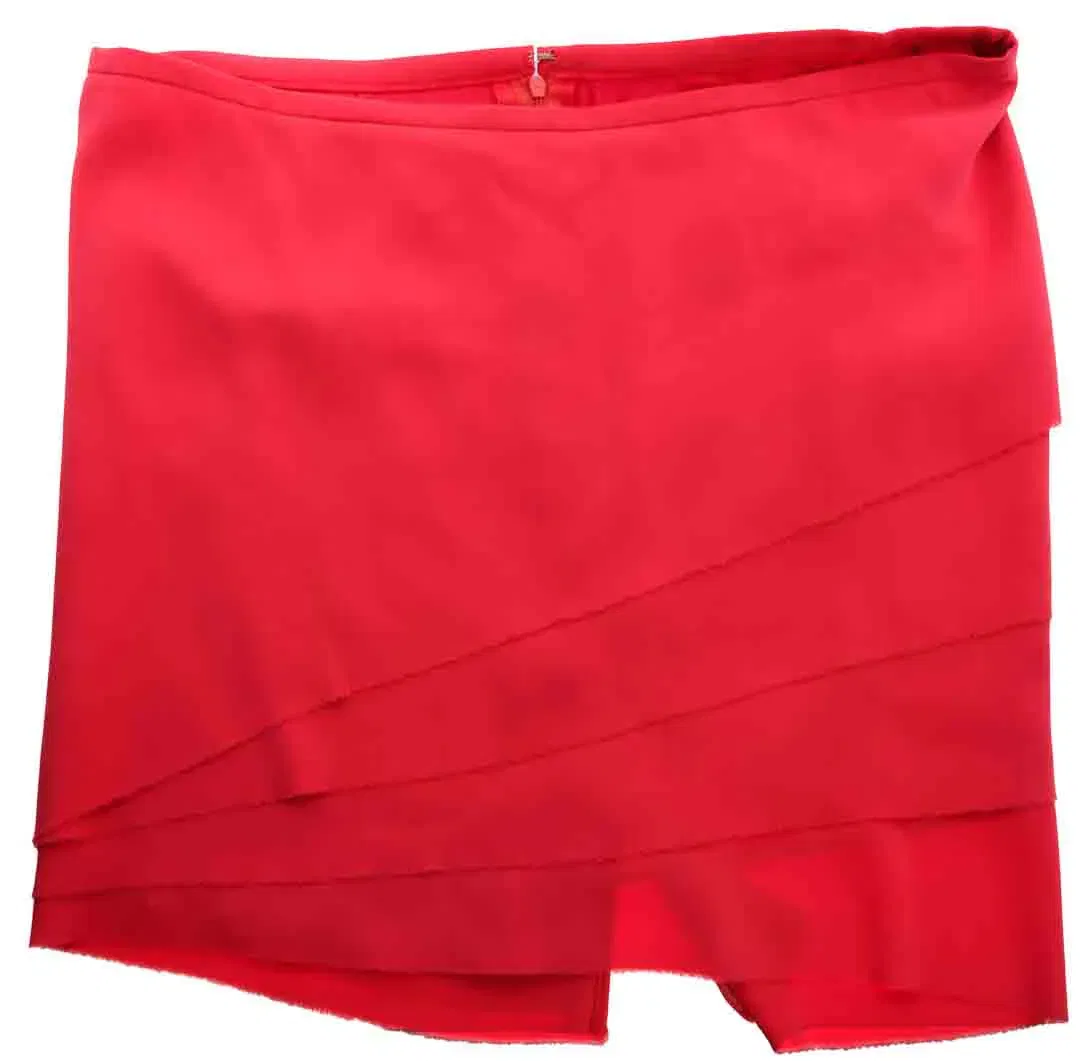 Gottfried Couture Rock, rot, 50cm, Reißverschluss, elegant M-L - Bild 4