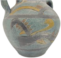 Blumenvase aus Ton ca. 20 cm - Bild 2