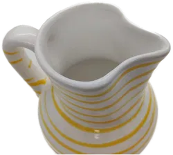 Gmundner Keramik gelb geflammt Krug - Bild 3