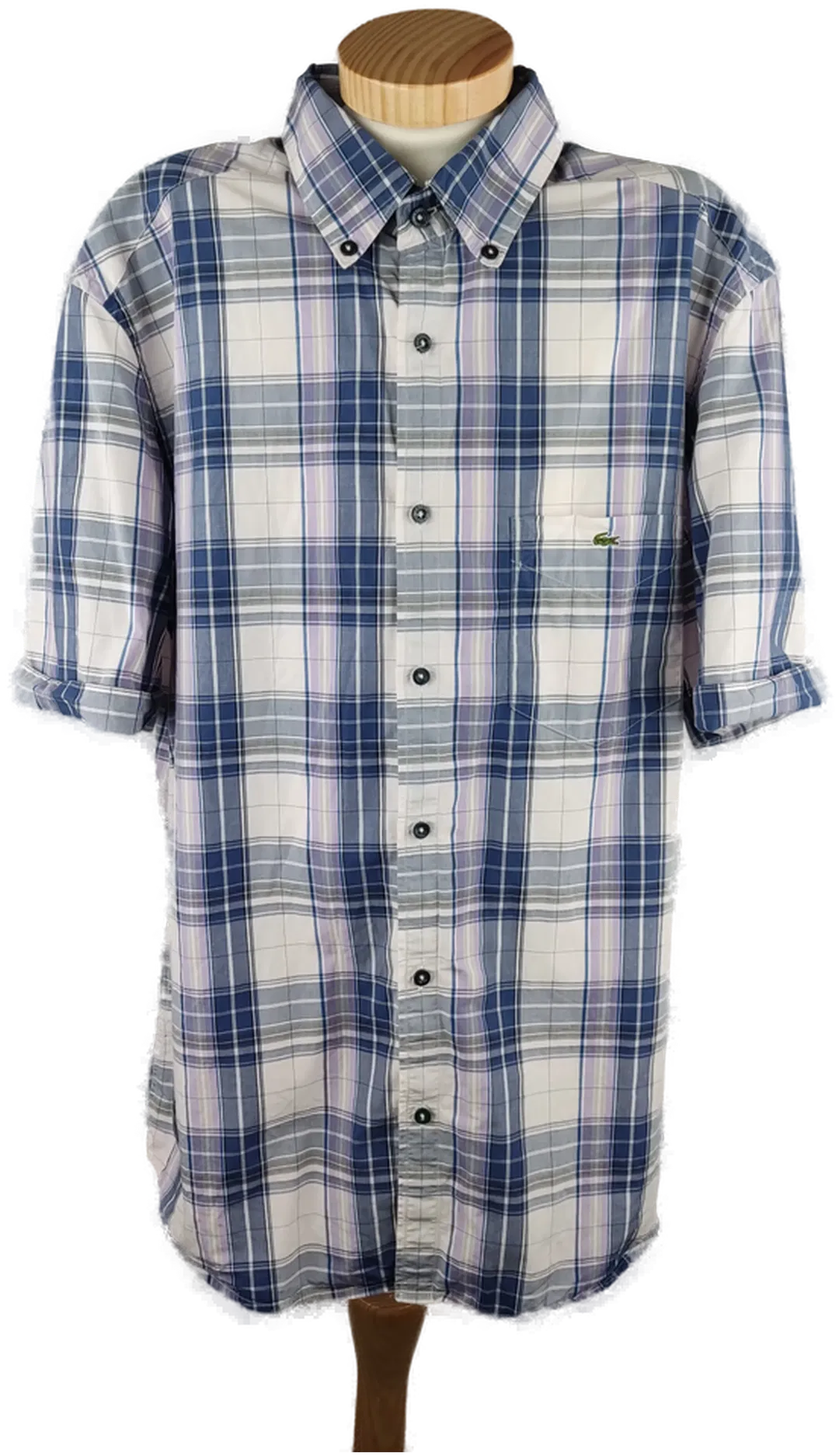 LACOSTE Herren Kurzarm-Hemd Kariert - 41/50 - Bild 1