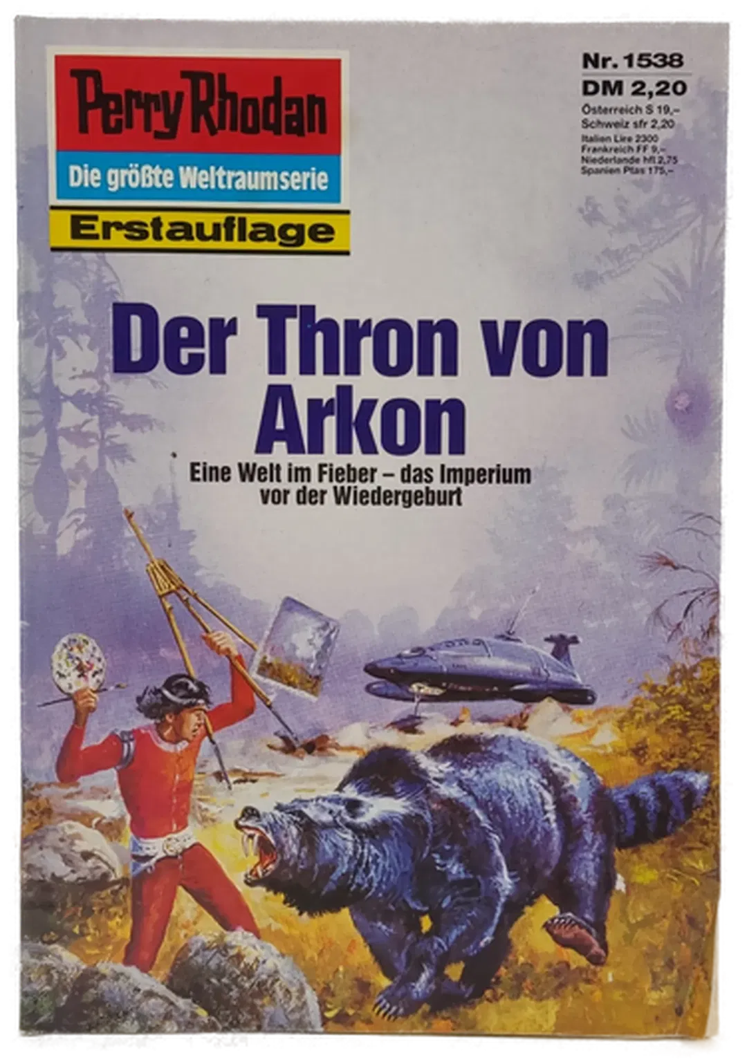 Romanheft Perry Rhodan Der Thron von Arkon Erstauflage Nr. 1538 - Bild 2