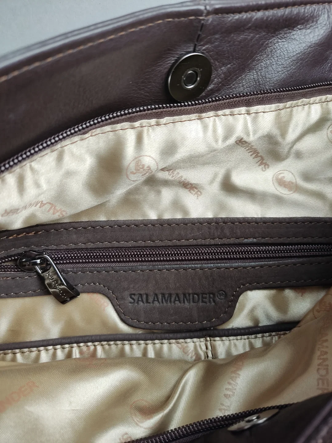 Salamander Tasche aus Rauleder - braun – Bild 7