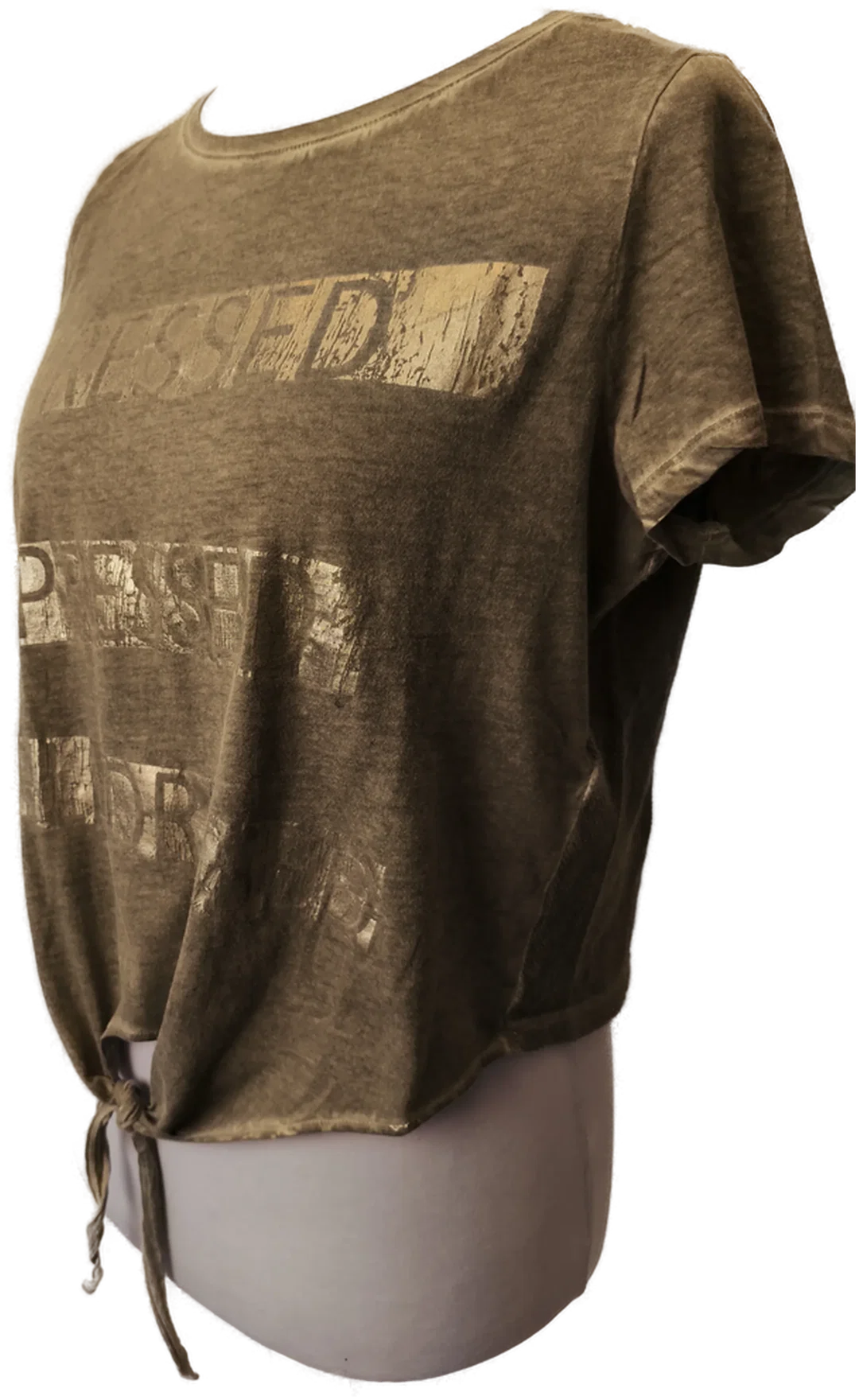 Passport, Damenshirt, Gr.40, Farbe grau-olive – Bild 3