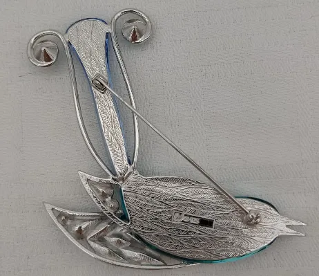 Swarovski - Anstecknadel 925er Silber – Bild 2