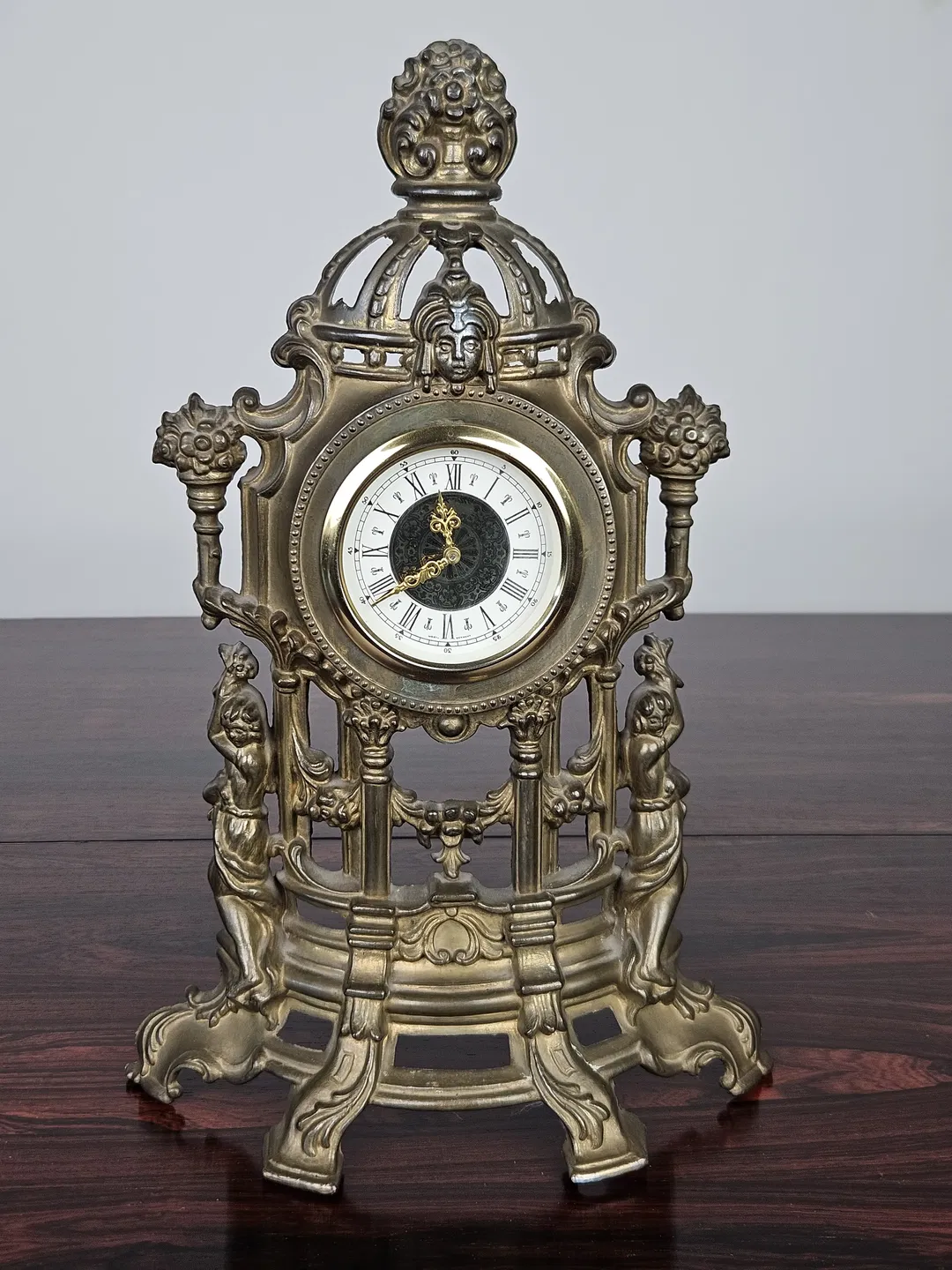 GADA Vintage Tischuhr, bronze - Höhe ca. 40 cm  - Bild 1