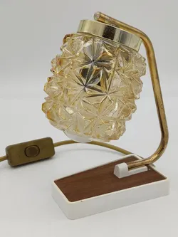 Vintage Tischlampe aus Kristall  - Bild 3
