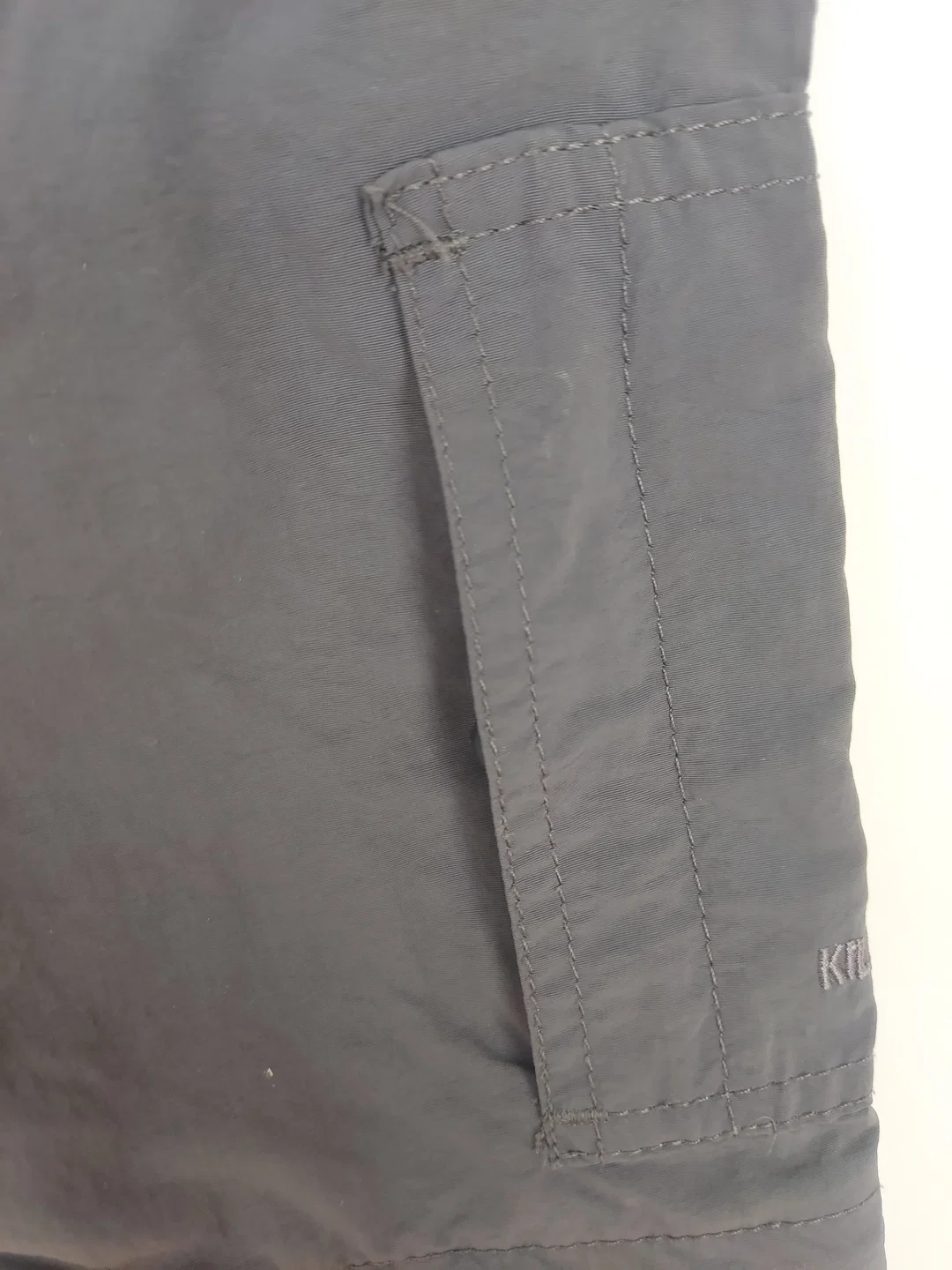 Hose "Kilimanjaro", lang mit Gummizugbund, dunkelgrau mit Taschen, Größe 128 – Bild 3