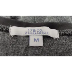 17&Co CASUALWEAR Damen Shirt grau mit Aufdruck - Gr. M /38 - Bild 4