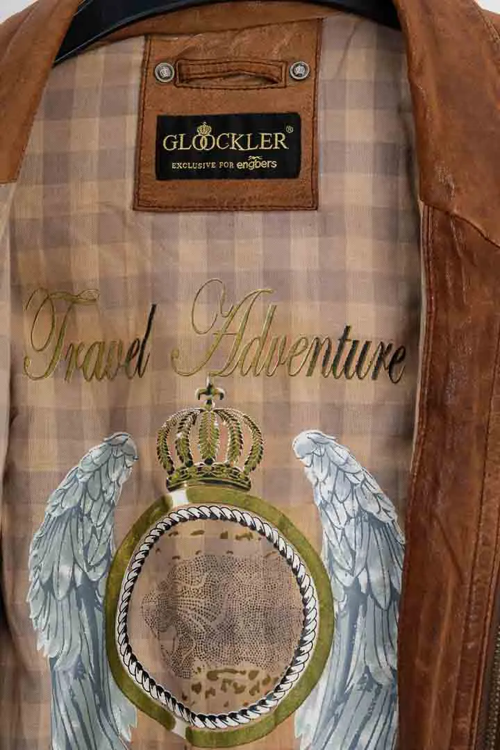 Lederjacke der Marke Harald Glööckler "Travel Adventure" EXCLUSIVE for engbers XXXL – Bild 4
