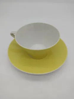 Lilien Porzellan DAISY Kaffeetasse 18 - gelb - Bild 1