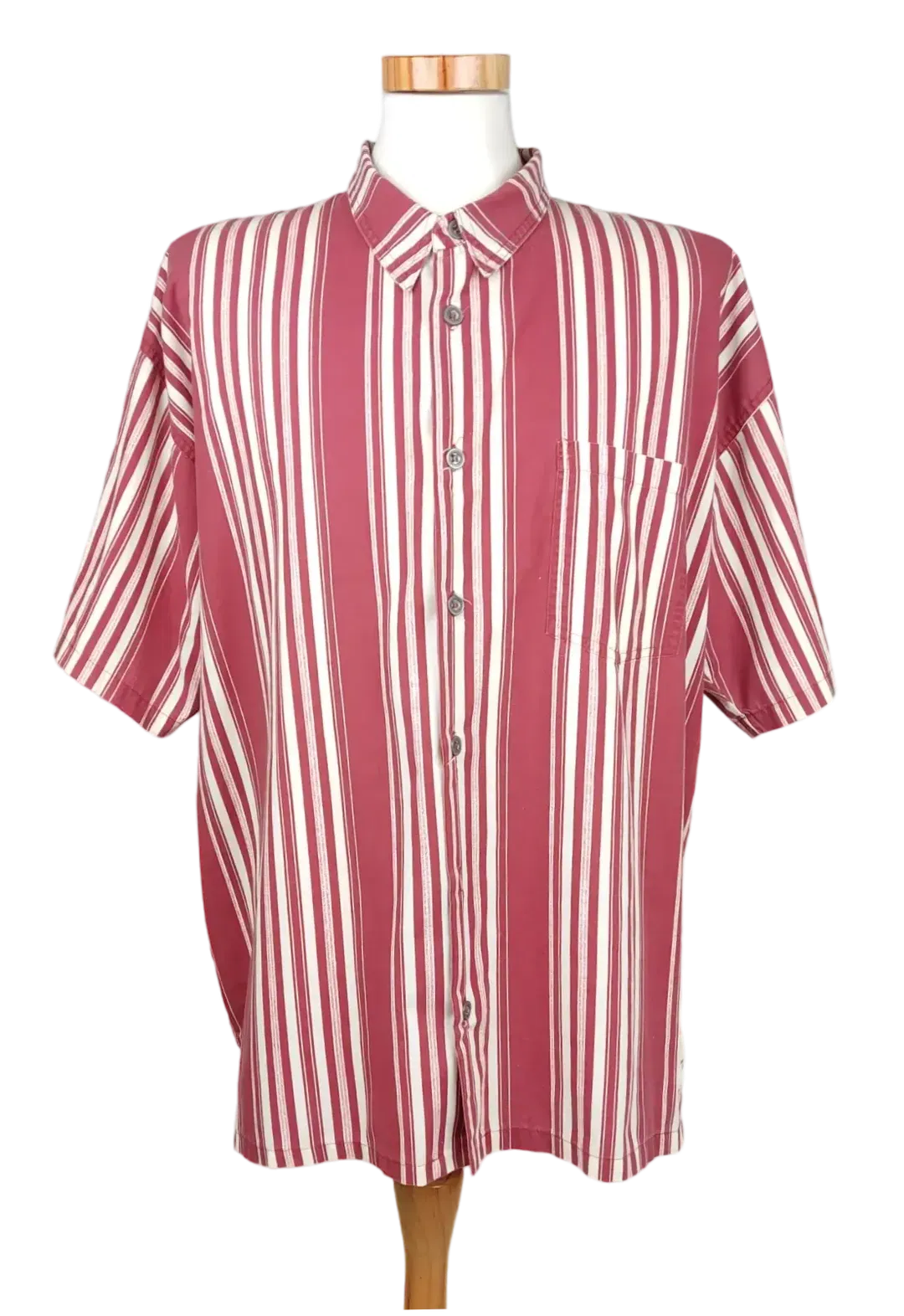 Vintage Maier Herren Hemd, rot - Gr. XL - Bild 1