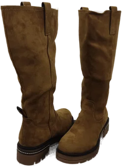 Aligia Damenstiefel Braun Wildleder | Zeitloser Klassiker - Bild 2