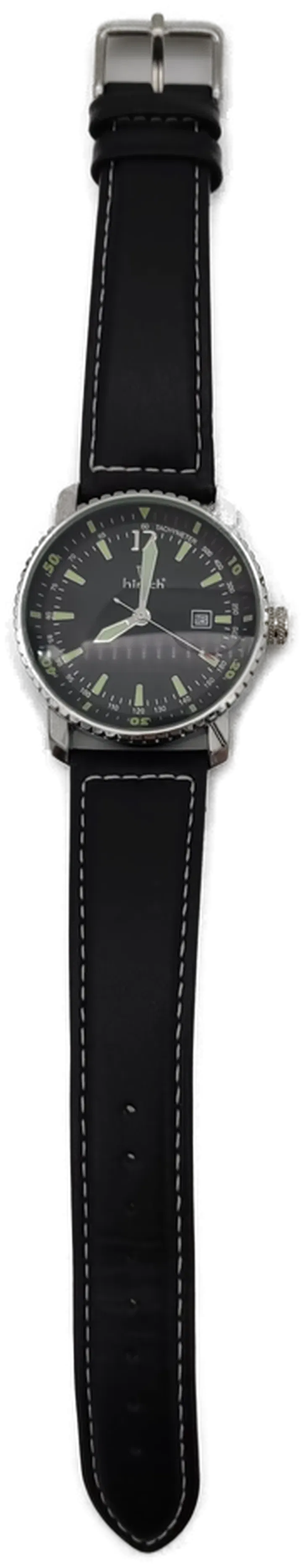 Hirsch Herren Armbanduhr mit echtem Lederband - Bild 4