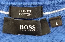 Hugo Boss Herrenpullover blau Gr. L – Vorschau 3